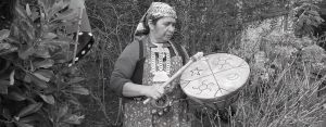 mapuche women drum
